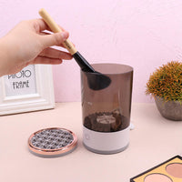 New silicone electric cosmetic brush cleaner makeup brush